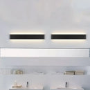 Modern black & white rectangular wall lamp – living room light fixture