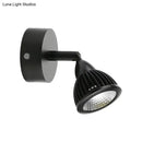 Modern black & white rotatable wall light – bedroom led spotlight