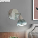Modern black & white rotatable wall light – bedroom led spotlight