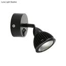 Modern black & white rotatable wall light – bedroom led spotlight