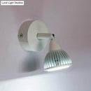 Modern black & white rotatable wall light – bedroom led spotlight