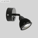 Modern black & white rotatable wall light – bedroom led spotlight