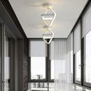 DecorBites™ Black Square LED Ceiling Lamp: Modern Lighting for Corridor, Aisle, Cloakroom, Balcony
