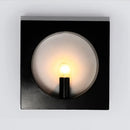 DecorBites™ Modern Square Wall Mounted Bedside Light in Black/White - Single Light Design