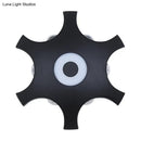 Modern black & white star led wall light bedroom warm white light