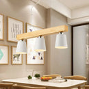 Modern black & white tapered ceiling light – kitchen island beam