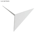 Modern black & white triangle sheet wall lamp bedroom sconce light