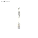 DecorBites™ Modern Acrylic Twist Wall Light Sconce in Black/White - Neutral/Warm/White Light