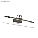 Modern black & white warm light led vanity lighting bathroom bar