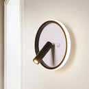 Modern black & white warm light wall sconce – bedroom led light