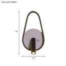 Modern black & white warm light wall sconce – bedroom led light