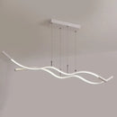 DecorBites™ Wave Shaped Aluminum Pendant Lamp - Minimalistic Dining Room Island Lighting