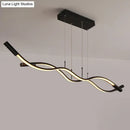 DecorBites™ Wave Shaped Aluminum Pendant Lamp - Minimalistic Dining Room Island Lighting