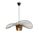 Modern black wing designer pendant ceiling chandelier living room