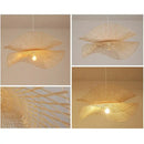 Modern black woven metal pendant light kitchen butterfly design