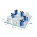 Modern blue acrylic decorbites crystal chessboard living room set