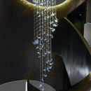 DecorBites™ Butterfly Crystal Chandelier for High Ceilings & Staircases