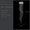 Modern blue & clear butterfly crystal chandelier staircase light