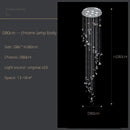 DecorBites™ Butterfly Crystal Chandelier for High Ceilings & Staircases