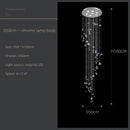 Modern blue & clear butterfly crystal chandelier staircase light