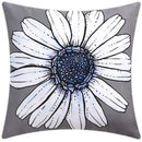 Modern blue floral cushion cover set living room decor