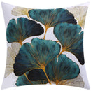 Modern blue floral cushion cover set living room decor