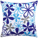 Modern blue floral cushion cover set living room decor