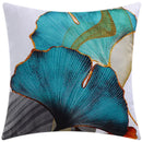 Modern blue floral cushion cover set living room decor