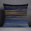 Modern blue geometric floral design pillowcase living room cushion