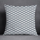 Modern blue geometric floral design pillowcase living room cushion