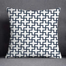 Modern blue geometric floral design pillowcase living room cushion