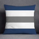 Modern blue geometric floral design pillowcase living room cushion