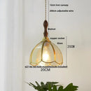 Modern blue & gold butterfly glass led pendant light kitchen fixture