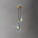 Modern blue & green decorbites glass chandelier dining room light