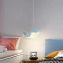 Modern blue green & gold decorbites dolphin chandelier bedroom light