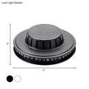 DecorBites™ Modern UFO Karaoke Bar Wall Light with Flashing RGB LED in Black/White