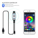 Modern bluetooth rgb led strip light bedroom app control decorbites