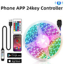 Modern bluetooth rgb led strip light bedroom app control decorbites