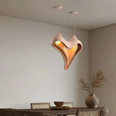 Modern blush pink ceramic pendant light dining room decorbites conch