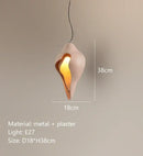 Modern blush pink ceramic pendant light dining room decorbites conch