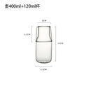 Modern borosilicate glass drinkware set kitchen carafe and tumbler