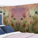 DecorBites™ Botanical Wildflower Tapestry Wall Hanging Flower Chart Hippie Bohemian Tapestries