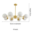 DecorBites™ Glass Ball Pendant Lights: Modern LED Hanging Lamp for Home, Restaurant, Bar, and Cafe