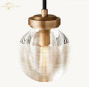 Modern brass and black crystal led wall sconce bedroom light fixture
