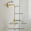 DecorBites™ Ceramic Copper LED Wall Lamp with Pull Chain Switch for Modern Style Interiors