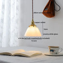 Brass Glass Chandelier Light