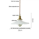 Modern brass and clear glass led pendant lamp for dining room