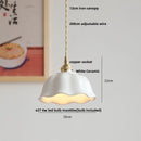 Modern brass and clear glass led pendant lamp for dining room