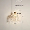 Modern brass and crystal glass led pendant lamp dining room