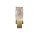 Modern brass and crystal wall light bedroom glass sconce
